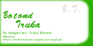 botond truka business card